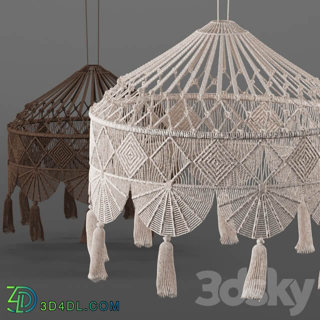 Pendant lampshade Pendant light 3D Models