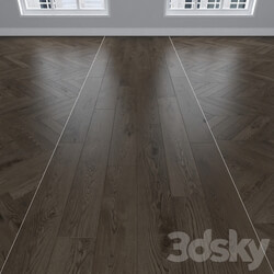 Wood Parquet Oak 3 types herringbone linear chevron. 