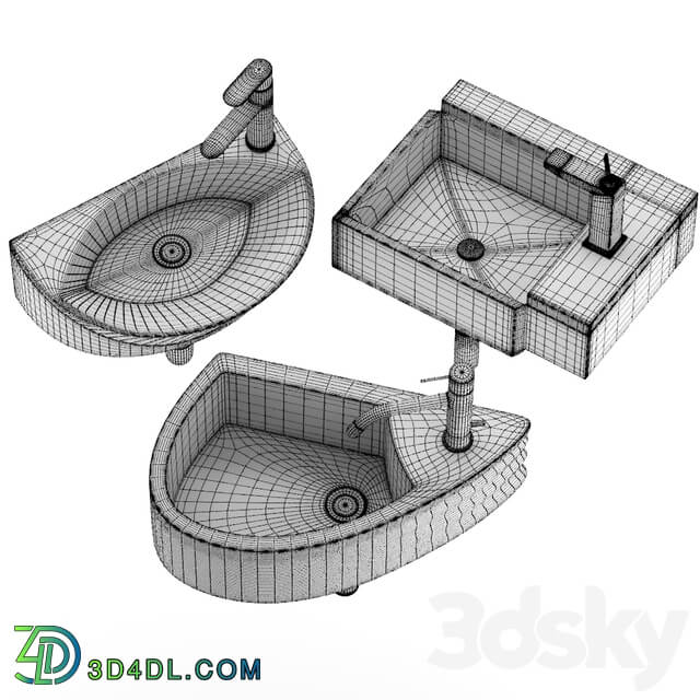 Washbasin set 10