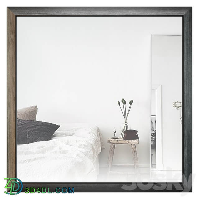 Newport Square Mirror COFT123x123 NPRT MR