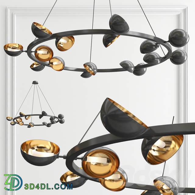 Four Exclusive Chandelier Collection 40 Pendant light 3D Models