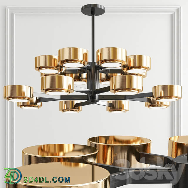 Four Exclusive Chandelier Collection 40 Pendant light 3D Models