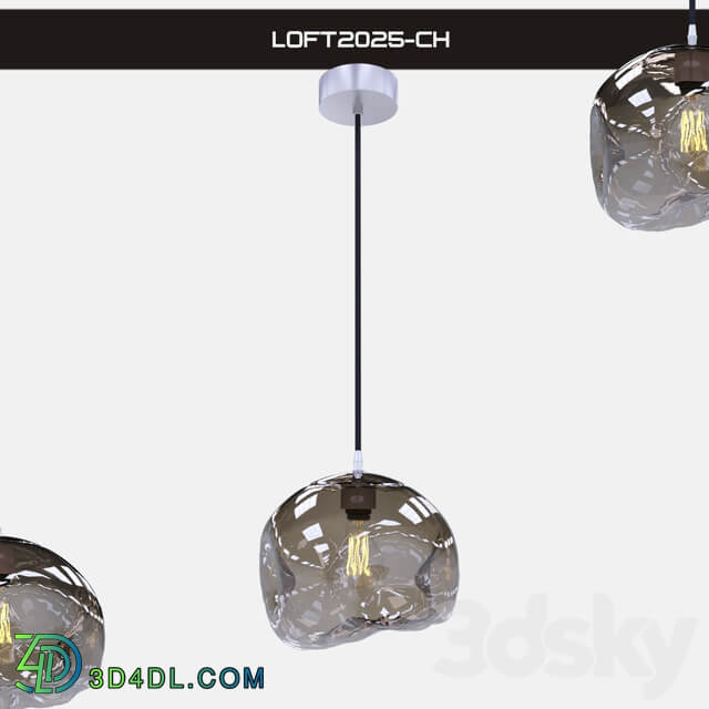 Loft IT Melt LOFT2025 CH Pendant light 3D Models