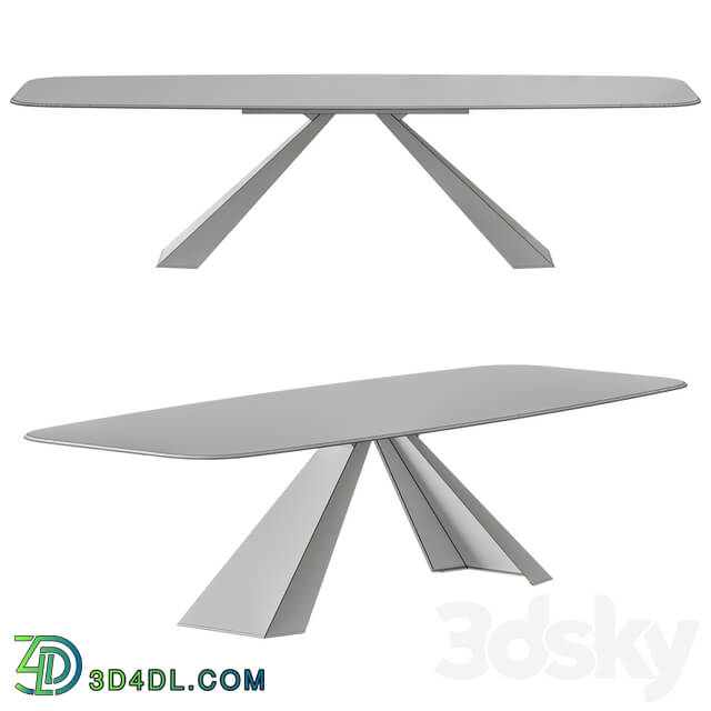 Cattelan Italia Eliot Crystalart Dining Table