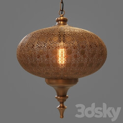 Indian chandelier Pendant light 3D Models 