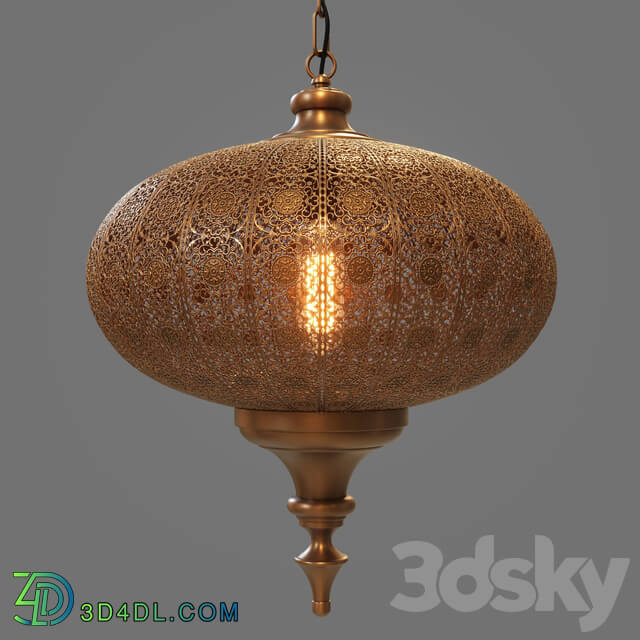 Indian chandelier Pendant light 3D Models