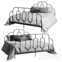 Bed Sheryl Metal Retro Standard Bed 