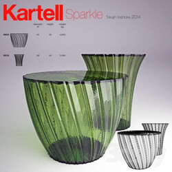 Kartell Sparkle Table amp Stool 