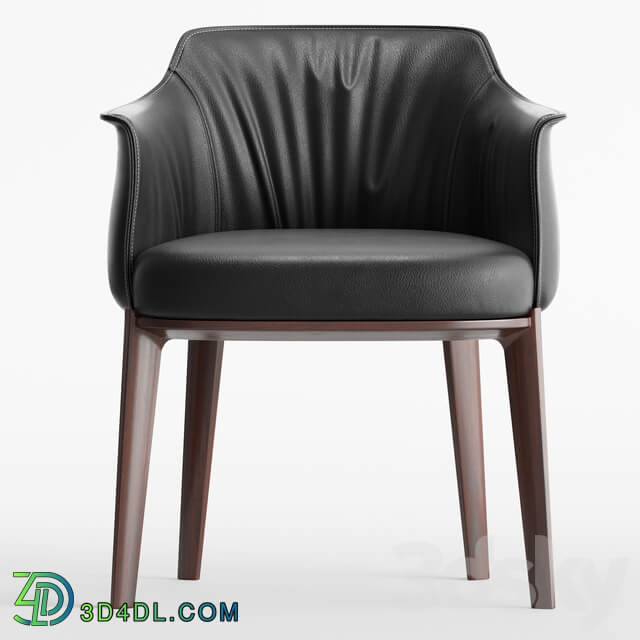 Poltrona Frau Archibald Leather easy chair