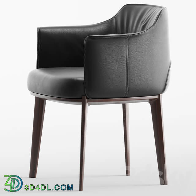 Poltrona Frau Archibald Leather easy chair