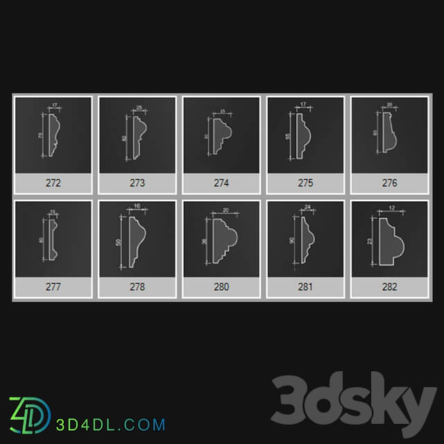 Collection of Moldings Dikart p.9