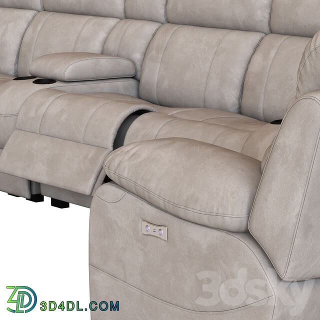 Modular Sofa with Foot lift