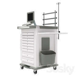 Anesthetic trolley 3D Models 