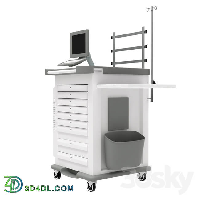 Anesthetic trolley 3D Models