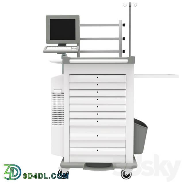 Anesthetic trolley 3D Models