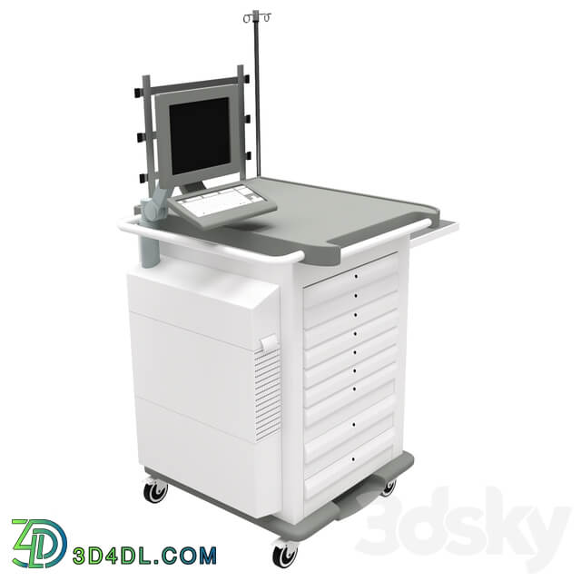 Anesthetic trolley 3D Models