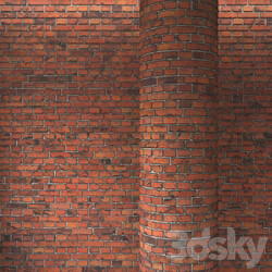 Brick red masonry 
