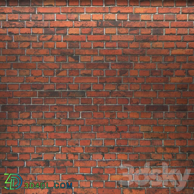 Brick red masonry