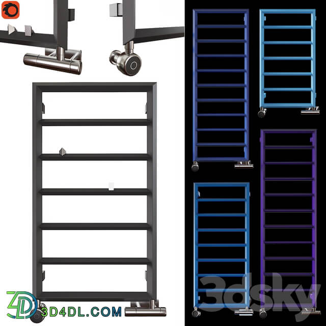 Heated towel rail Terma Diamond 500