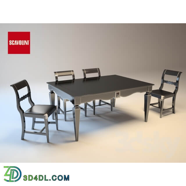 Table Chair Scavolini Baltimora