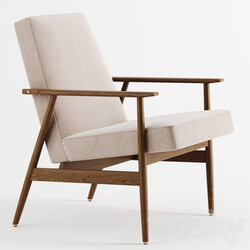 H. Lis Fox Easy Chair by Rose Gray 