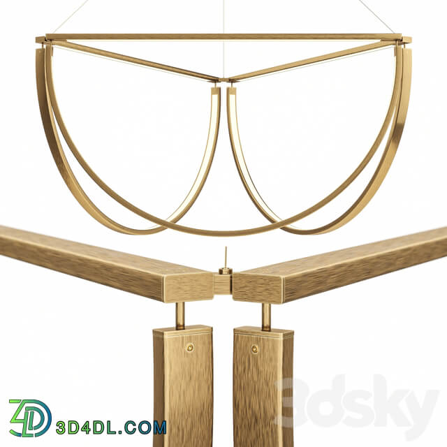 Chord Cluster Chanderlier by Studio Alex Allen Pendant light 3D Models