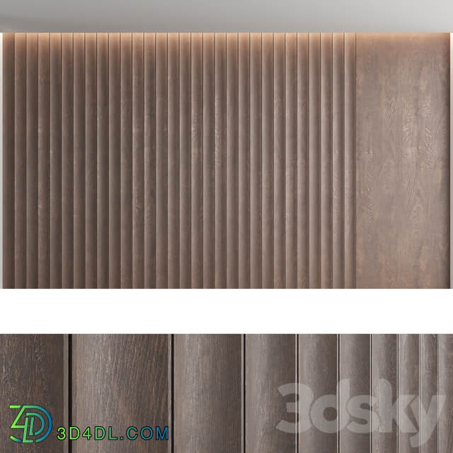 Wood panels set8