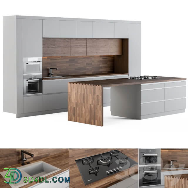 Kitchen Kitchen Modern Wooden Island