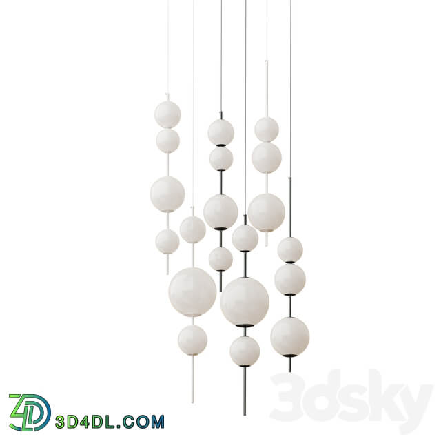 Modern Style Lighting Set 3 Lampatron Delightfull Lee broom Pendant light 3D Models