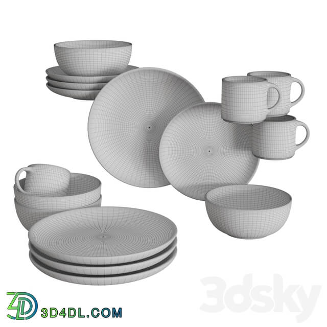 Mason 16 Piece Dinnerware Set