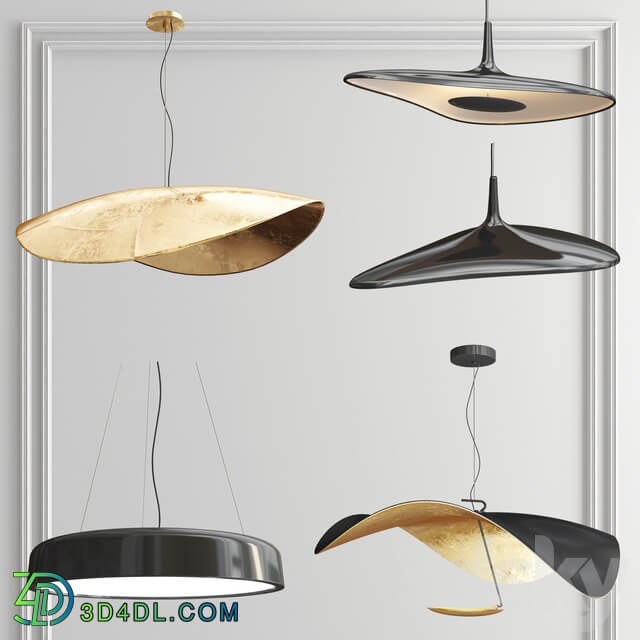 Four Exclusive Chandelier Collection 46 Pendant light 3D Models