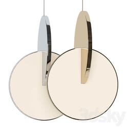 LEE BROOM ECLIPSE PENDANT GOLD CHROME Pendant light 3D Models 