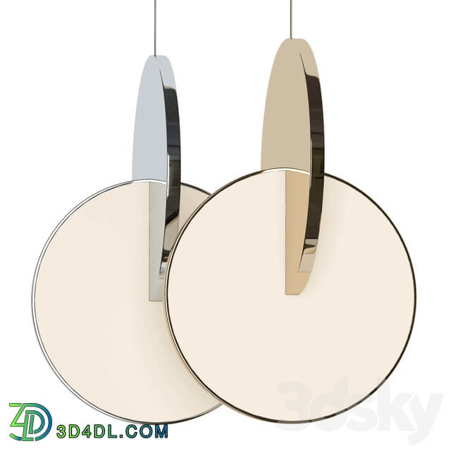 LEE BROOM ECLIPSE PENDANT GOLD CHROME Pendant light 3D Models