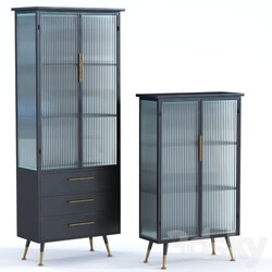 2 Cabinet La gomera 2 doors Wardrobe Display cabinets 3D Models 