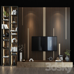 TV shelf 0127 3D Models 