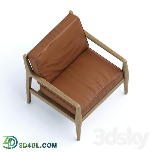 Armchair leather Dilma La Redoute