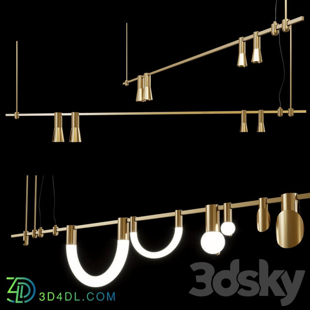 Auroom Capsule Collection Pendant light 3D Models