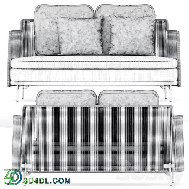TAPE CORD OUTDOOR Garden sofa by Minotti