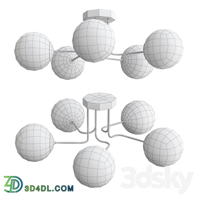 F promo modestus Ceiling lamp 3D Models