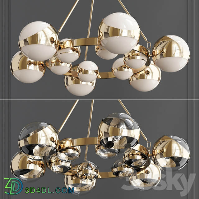 Eichholtz CHANDELIER PIAZETTA Pendant light 3D Models