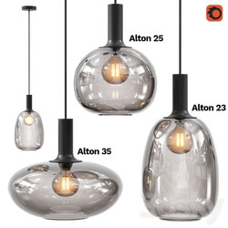 Nordlux Alton Pendant light 3D Models 