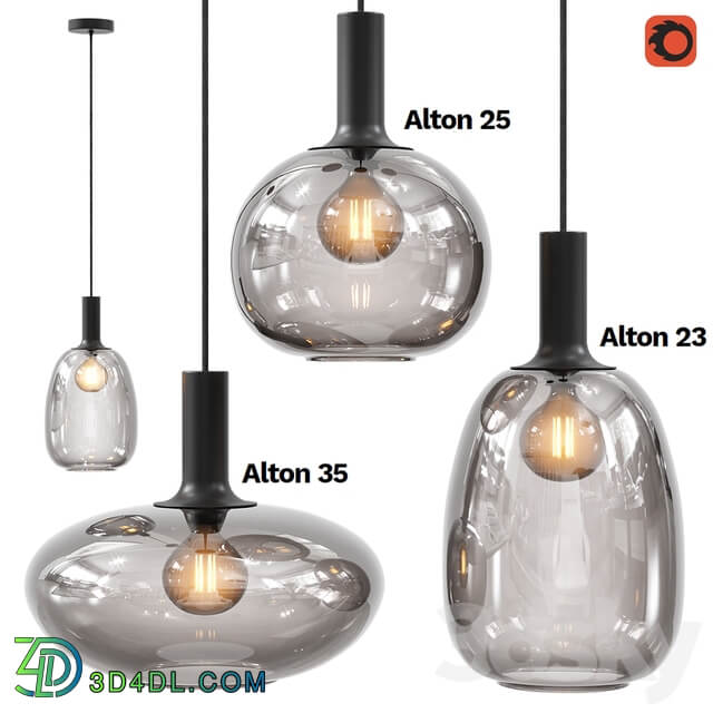 Nordlux Alton Pendant light 3D Models