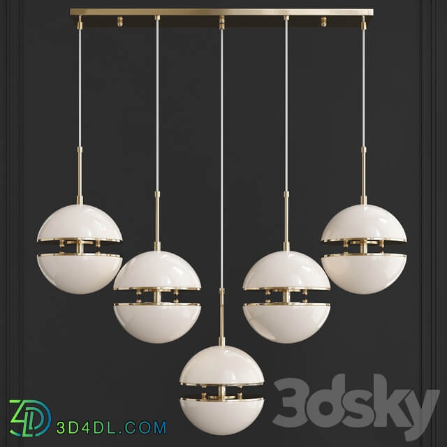 Eichholtz HANGING LAMP SPIRIDON 5 LIGHT Pendant light 3D Models