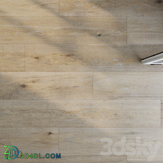 Parquet set 12 Natural Oak 3D Models 3DSKY