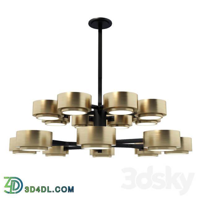 Chandelier Jalen Two Tier Chandelier Pendant light 3D Models