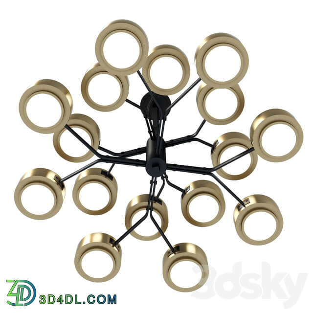 Chandelier Jalen Two Tier Chandelier Pendant light 3D Models