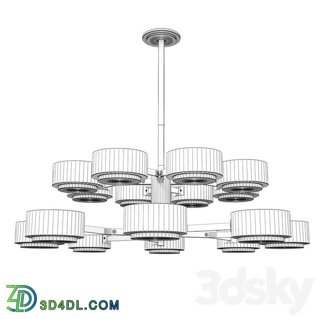 Chandelier Jalen Two Tier Chandelier Pendant light 3D Models