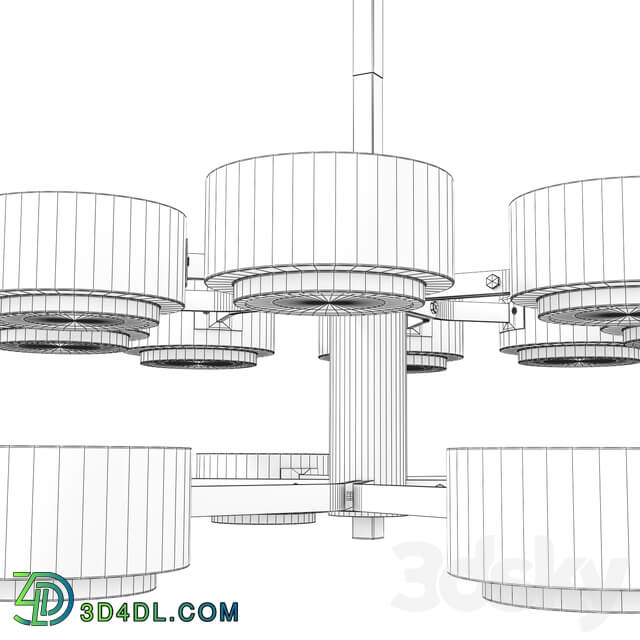 Chandelier Jalen Two Tier Chandelier Pendant light 3D Models