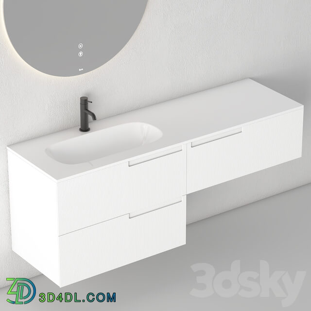 Modern Bathroom Cabinet No. 072 Fiora Snergy Serie 2