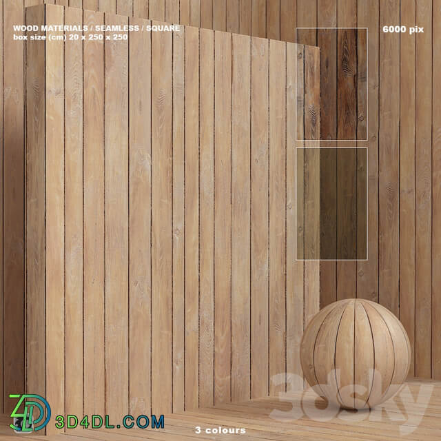 Wood plank material seamless set 91